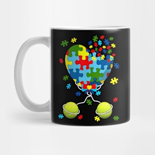 Tennis Autism Awareness Day, Autism Awareness Bracelet Mug